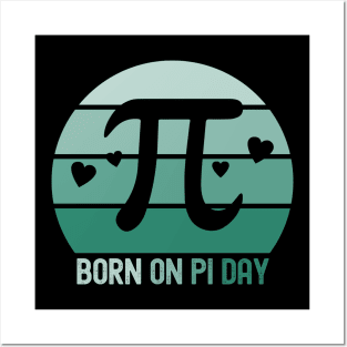 Born On Pi Day Happy Pi Day Birthday Gift Math Equations Posters and Art